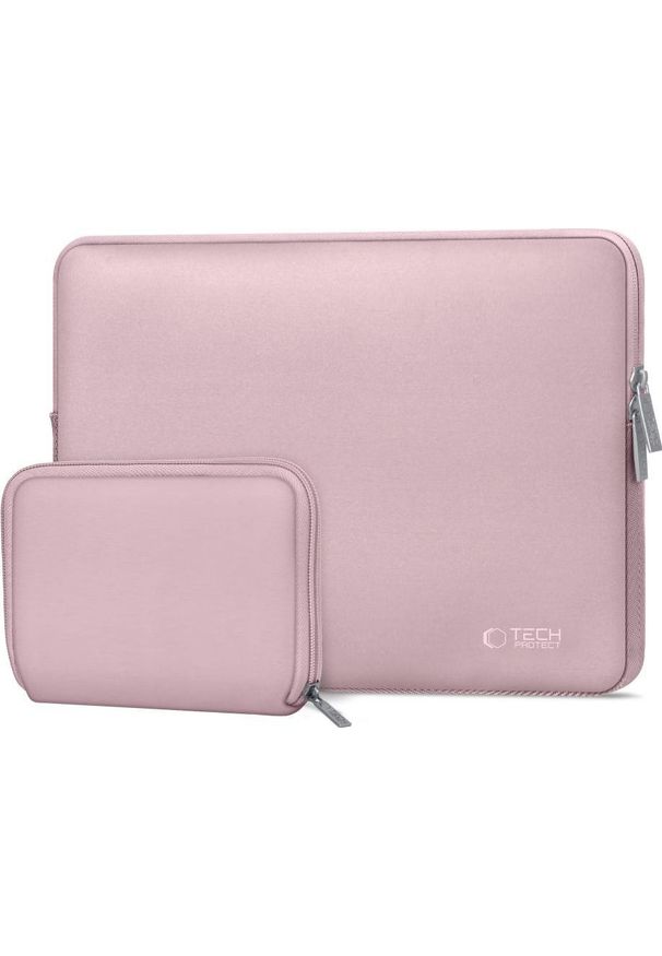 TECH-PROTECT - Pokrowiec Tech-Protect NeoSlim do laptopa 15-16'' różowy. Kolor: różowy. Materiał: polar, tkanina, neopren, materiał. Styl: biznesowy, casual, elegancki