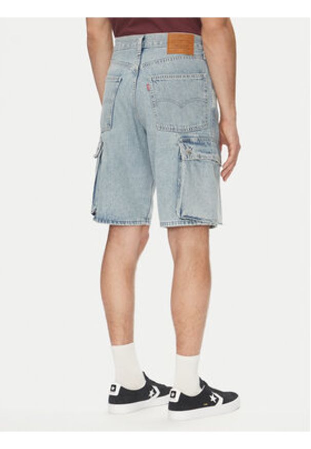 Levi's® Szorty jeansowe 478™ 001GU-0004 Niebieski Baggy Fit. Kolor: niebieski. Materiał: bawełna