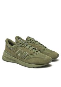 New Balance Sneakersy U997RMF Zielony. Kolor: zielony. Materiał: skóra, zamsz