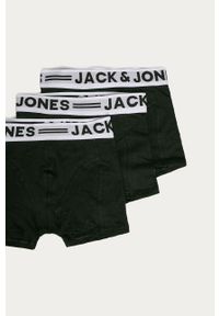 Jack & Jones - Bokserki dziecięce (3-pack). Kolor: czarny. Materiał: bawełna, dzianina, elastan. Wzór: gładki #2