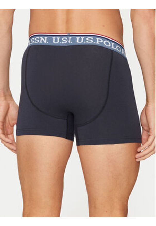 U.S. Polo Assn. Komplet 3 par bokserek MUP4078 Granatowy. Kolor: niebieski. Materiał: bawełna