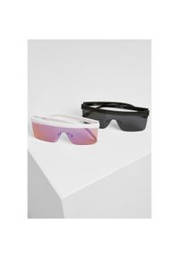 Urban Classics - Okulary przeciwsłoneczne Urban classic rhodos (x2). Kolor: czarny, biały, wielokolorowy #1