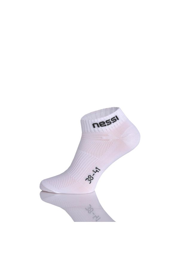 NESSI SPORTSWEAR - Skarpety stopki sportowe Unisex Nessi Sportswear Road S Oddychające. Kolor: biały