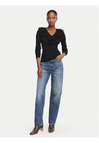 Marella Bluzka Operoso 2623366044 Czarny Slim Fit. Kolor: czarny. Materiał: lyocell #4