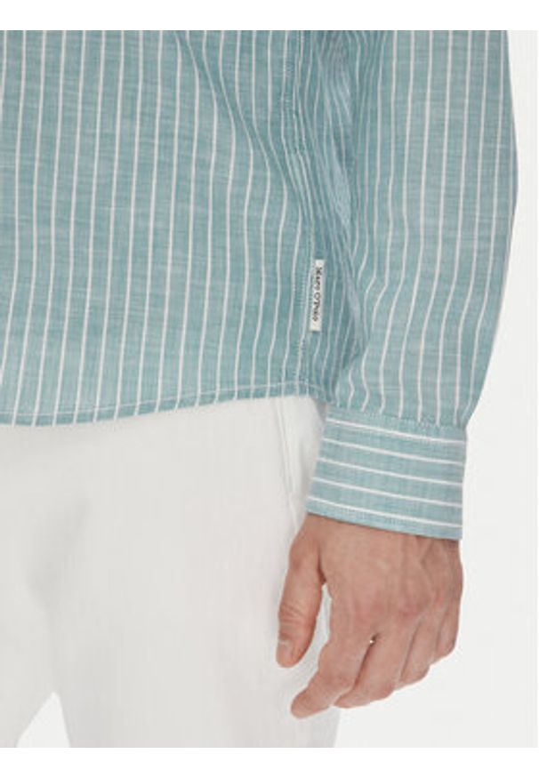 Marc O'Polo Koszula 526 7210 42358 Zielony Slim Fit. Typ kołnierza: polo. Kolor: zielony. Materiał: bawełna