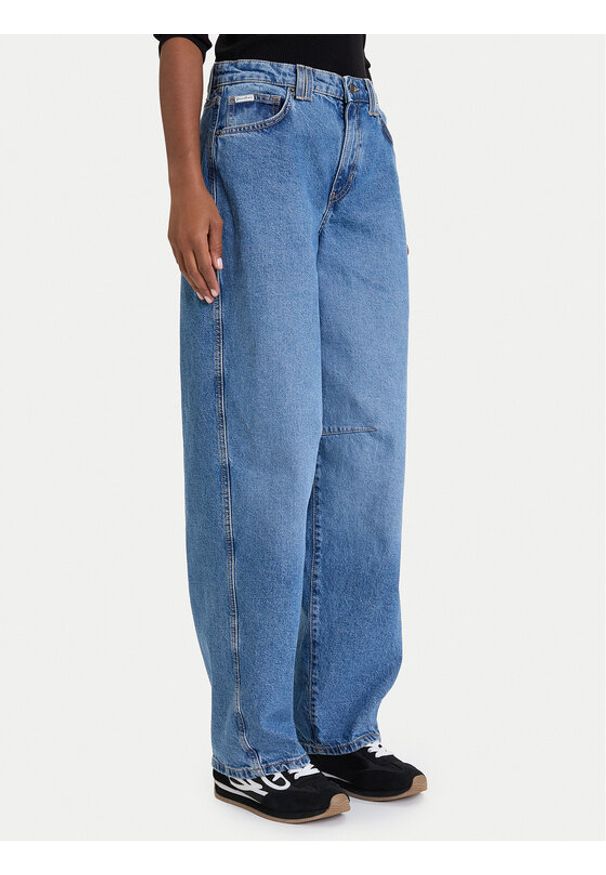Guess Jeansy W5BA2X D5M47 Niebieski Loose Fit. Kolor: niebieski