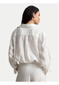 Polo Ralph Lauren Koszula 211A12786003 Biały Oversize. Typ kołnierza: polo. Kolor: biały. Materiał: len #6