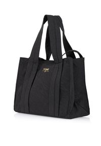 Ochnik - Czarna torebka damska typu tote bag. Kolor: czarny. Rodzaj torebki: na ramię #5