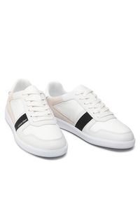 Calvin Klein Sneakersy Low Top Lace Up Mix HM0HM00491 Biały. Kolor: biały. Materiał: materiał #2