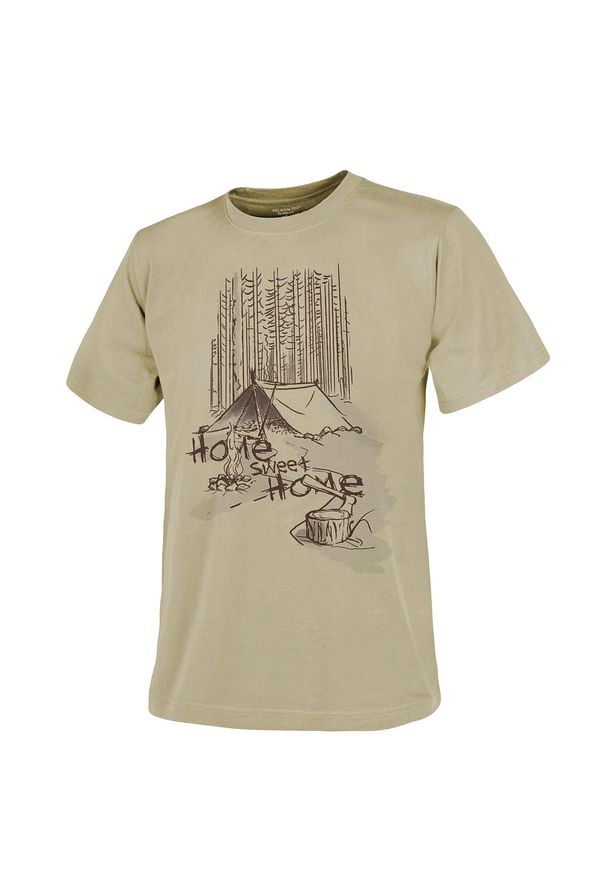 Koszulka bawełniana męska Helikon-Tex T-Shirt Home Sweet Home. Kolor: zielony. Materiał: bawełna