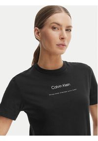 Calvin Klein Jeans T-Shirt Classic LV047C811G Czarny Regular Fit. Kolor: czarny. Materiał: bawełna #5