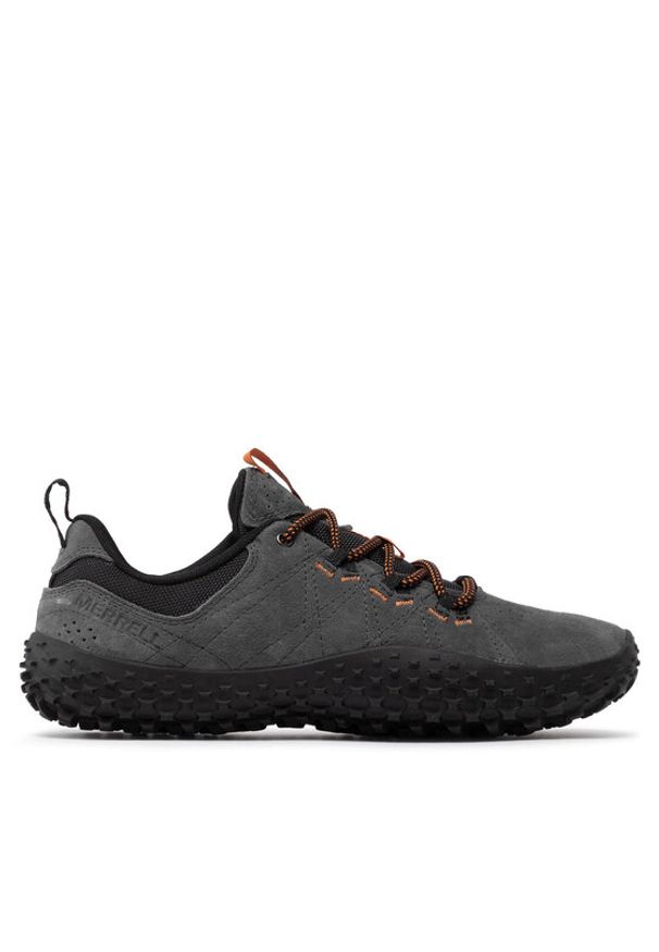 Merrell Trekkingi Wrapt J036009 Szary. Kolor: szary. Materiał: skóra, zamsz. Sport: turystyka piesza