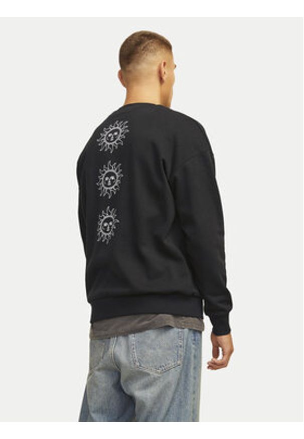 Jack & Jones Bluza Mystic 12257735 Czarny Relaxed Fit. Kolor: czarny. Materiał: bawełna, syntetyk