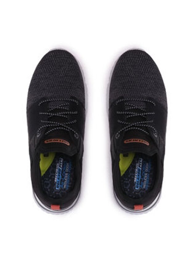 skechers - Skechers Sneakersy Caspian 210553/BLK Czarny. Kolor: czarny. Materiał: materiał