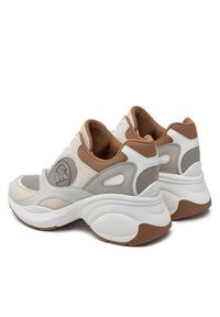 Michael Kors Sneakersy Zuma Trainer 43R5ZUFS2D Beżowy. Kolor: beżowy. Materiał: skóra