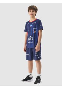 4f - 4F Koszulka replika wyjazdowa z sezonu 2023/24 dziecięca 4F x Grupa Azoty ZAKSA KK - multikolor 146/152 (10-12 lat). Kolor: wielokolorowy. Długość rękawa: krótki rękaw. Wzór: nadruk. Sezon: lato. Styl: retro