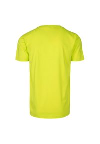 BUILD YOUR BRAND - Bawełniana Koszulka Unisex Dla Dorosłych Z Okrągłym Dekoltem. Kolor: żółty. Materiał: bawełna