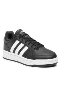 Adidas - Buty adidas Postmove H00460 Black. Kolor: czarny. Materiał: skóra
