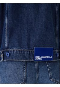 Karl Lagerfeld Jeans Kurtka jeansowa A1W14002 Niebieski Regular Fit. Kolor: niebieski. Materiał: bawełna #3