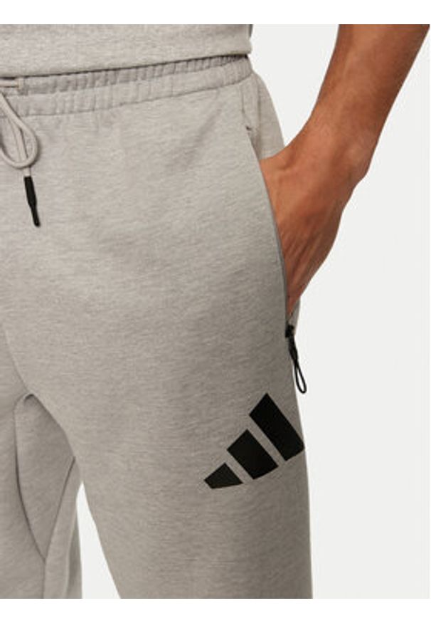 Adidas - adidas Spodnie dresowe Z.N.E. JF2446 Szary Regular Fit. Kolor: szary. Materiał: bawełna