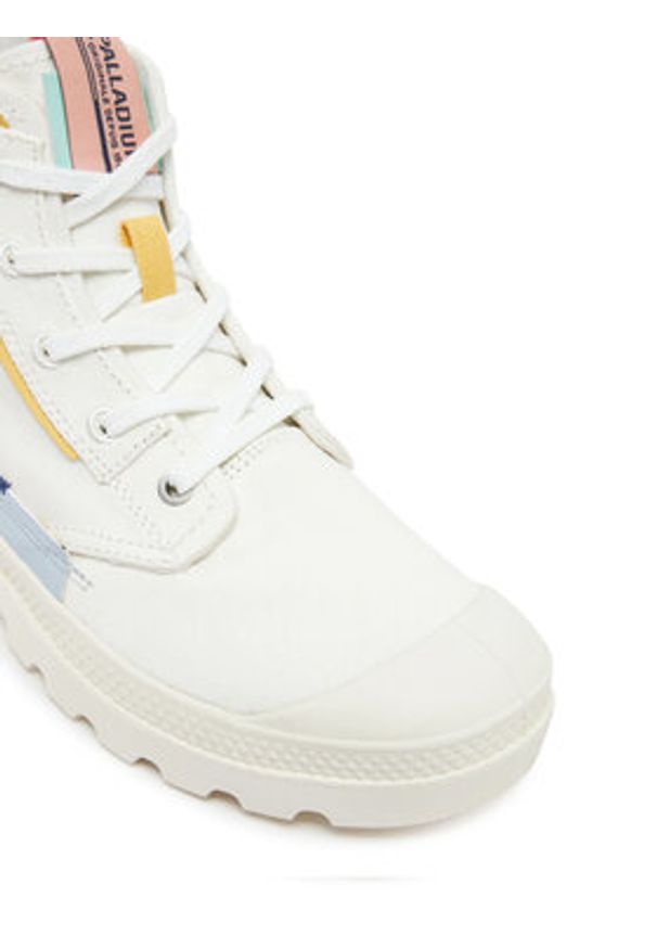 Palladium Trapery Pampa Underlayer 99183-116-M Biały. Kolor: biały. Materiał: materiał