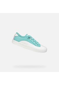 Trenerzy dla dziewczynek Geox Tippeste A. Kolor: niebieski, zielony, wielokolorowy. Materiał: tkanina, syntetyk. Sport: turystyka piesza #1
