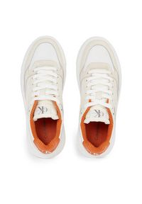 Calvin Klein Jeans Sneakersy Chunky Cupsole Coui Lth Mix YW0YW01171 Biały. Kolor: biały #5