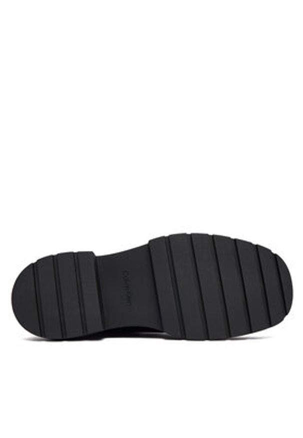 Calvin Klein Sztyblety YW0YW02072 Czarny. Kolor: czarny. Materiał: skóra