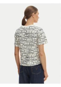 TOMMY HILFIGER - Tommy Hilfiger T-Shirt WW0WW49646 Biały Boxy Fit. Kolor: biały. Materiał: bawełna #5