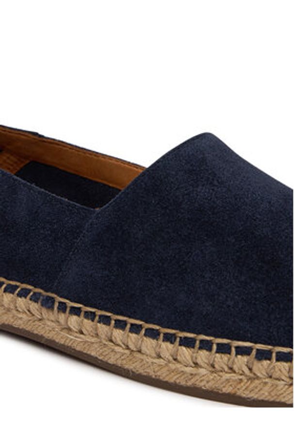 Polo Ralph Lauren Espadryle 803P07638002 Granatowy. Kolor: niebieski. Materiał: skóra, zamsz