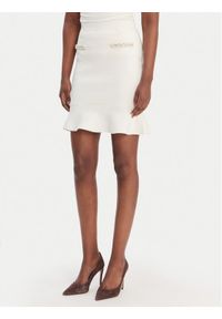 Guess Spódnica mini W6RD75 Z4422 Écru Regular Fit. Materiał: wiskoza #1