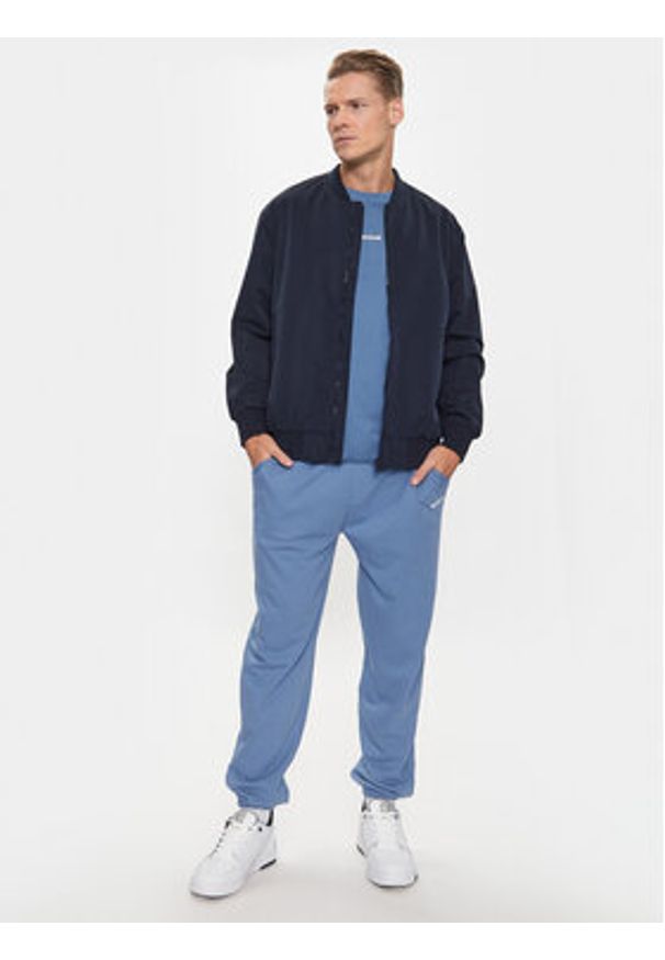 Sprandi Kurtka bomber SP3-KUM002 Granatowy Regular Fit. Kolor: niebieski. Materiał: syntetyk
