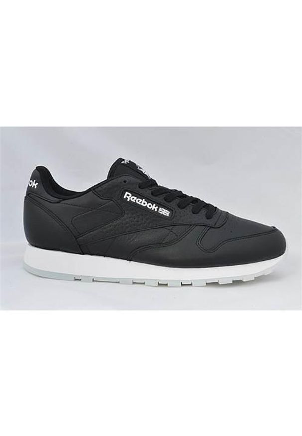 Buty do chodzenia męskie Reebok Classic Leather ID. Zapięcie: sznurówki. Kolor: czarny. Materiał: tkanina, materiał, skóra, syntetyk. Szerokość cholewki: normalna. Model: Reebok Classic. Sport: turystyka piesza