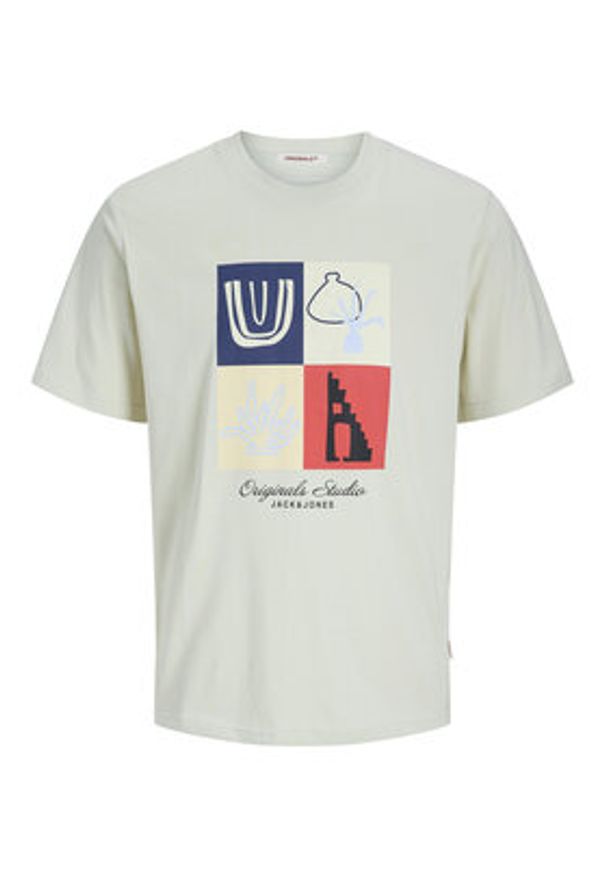 Jack & Jones - Jack&Jones T-Shirt Canggu 12277220 Zielony Regular Fit. Kolor: zielony. Materiał: bawełna