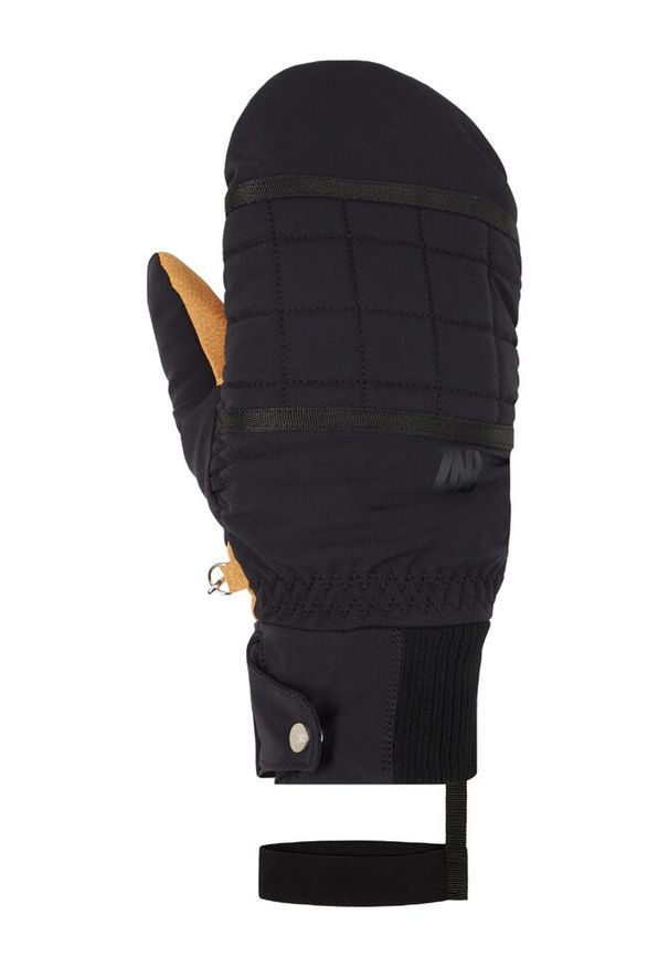 Ziener - Rękawice narciarskie damskie ZIENER Kabba. Kolor: wielokolorowy, żółty, czarny. Sezon: zima. Sport: narciarstwo