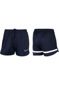 Spodenki sportowe damskie Nike Dri-FIT Academy. Kolor: niebieski. Technologia: Dri-Fit (Nike) #1