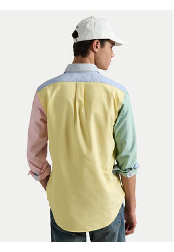 Polo Ralph Lauren Koszula 710928919001 Kolorowy Custom Fit. Typ kołnierza: polo. Materiał: bawełna. Wzór: kolorowy