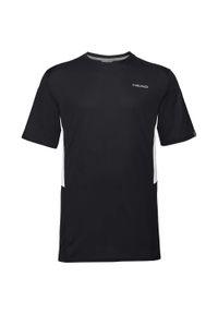 Koszulka tenisowa męska Head Club 22 Tech. Kolor: czarny, biały, wielokolorowy. Sport: tenis