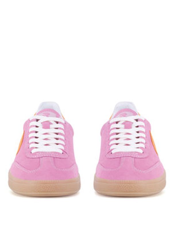 Rieker Revolution Lifestyle Sneakersy W2200-31 Różowy. Kolor: różowy. Materiał: zamsz, skóra