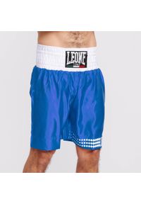 Spodenki bokserskie LEONE 1947 Boxing. Kolor: niebieski