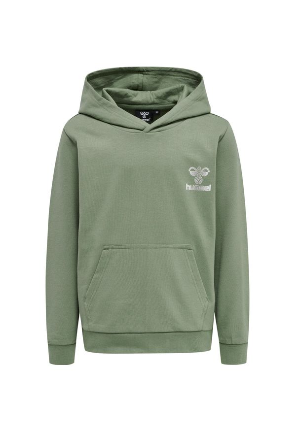 Bluza z kapturem dla dzieci Hummel Proud. Typ kołnierza: kaptur. Kolor: zielony. Materiał: bawełna