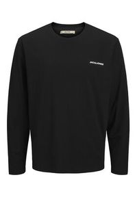 Jack & Jones Piżama Everest 12273632 Czarny Standard Fit. Kolor: czarny. Materiał: bawełna #2