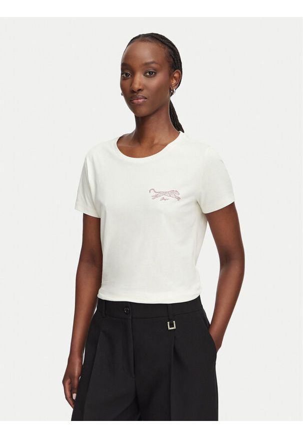 BOSS T-Shirt C_Elove_5 50566827 Beżowy jasny Regular Fit. Kolor: beżowy. Materiał: bawełna