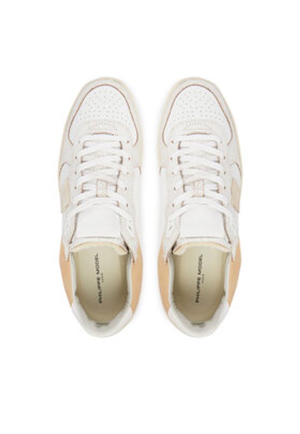 Philippe Model Sneakersy A013348 PGLU VC01 Beżowy. Kolor: beżowy. Materiał: skóra