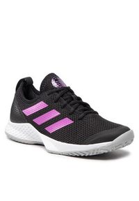 Adidas - adidas Buty CourtFlash W GW6263 Czarny. Kolor: czarny. Materiał: materiał #7