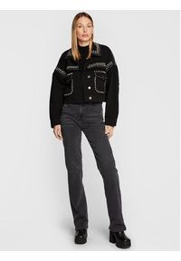 Pinko Kurtka jeansowa Canto 1J1101 A0A3 Czarny Regular Fit. Kolor: czarny. Materiał: bawełna #4