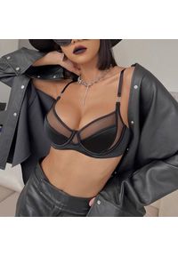 Intica - Zestaw bielizny z siateczką zapewniający wygodę i wsparcie Marvis. Kolor: czarny. Materiał: materiał #9