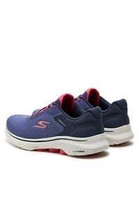 skechers - Skechers Sneakersy Go Walk 7-Cosmic Waves 125215/NVCL Granatowy. Kolor: niebieski. Materiał: mesh, materiał #3