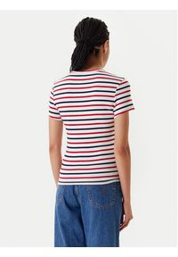 Tommy Jeans T-Shirt Essential DW0DW17383 Kolorowy Slim Fit. Materiał: bawełna. Wzór: kolorowy #4