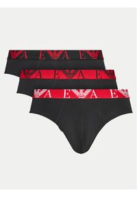 Emporio Armani Underwear Komplet 3 par slipów 111734 4F715 38121 Czarny. Kolor: czarny. Materiał: bawełna